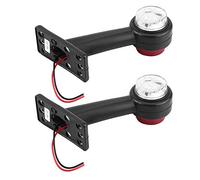 Luci Massimo Ingombro Per Rimorchio Hella - 2Pcs Lampada Con Indicatore Laterale, 12 Led 12V-24V Lampada Per Indicatore Di Direzione Laterale Per Gomito Per Camion Auto Universale(X4)