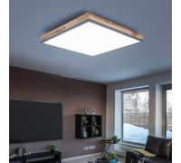 Luci Montaggio Deckenpanel da Soggiorno Bianco Grafite LED Legno Opale Corridoio