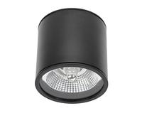 Luci Montaggio Plafoniera Esterno Chloe AR111 Rotondo Nero Opaco IP65 GU10 [EEK: x]