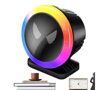 Luci musicali - Altoparlante LED RGB illuminazione ambientale | Ritmo auto diffusore di luce ambientale ideale per DJ stereo sala giochi auto feste soggiorno campeggio teatro casa camera da letto, 7 x