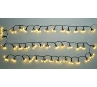 LUCI NATALE 120 LED A SFERA 1 CM. BIANCO CALDO PER INTERNO ED ESTERNO MAURER