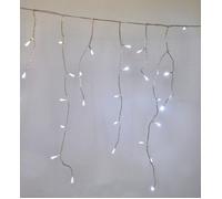 LUCI NATALE A TENDA 128 LED BIANCO CALDO PER INTERNO ED ESTERNO 3 MT. X 50 CM.