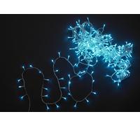 LUCI NATALE BLU GHIACCIO 300 LUCI LED 18 MT. PER INTERNI ED ESTERNI MAURER