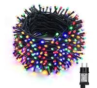 Luci Natale Colorato Esterno, BrizLabs 30M 300 LED Natale Decorazione Catena di Luci Albero di Natale Fata Luce Impermeabile Catena Luminosa 8 Modali Stringa Luci Led per Natale Giardino Eventi