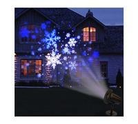Luci Natale Esterno, Luci for proiettori a LED con nevicate Lampada for proiettori con Fiocchi di Neve di Natale Festa all'aperto Matrimonio Neve Che Cade Luce di proiezione del Paesaggio
