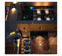 Luci Natale Esterno, Proiettore a Stella a Cielo Pieno in Movimento dinamico a Luce Esterna a LED Proiettore for Alberi da Parete con Luce di Paesaggio da Giardino Impermeabile RGB
