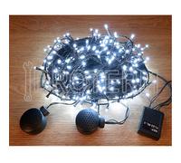 Luci Natale interni esterni 200 led 20mt 2 speaker bluetooth per smartphone IP44