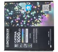Luci Natalizie 1000 LED Multicolore Candy 20m IP44 Esterno Interno Trasformatore