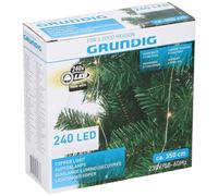 Luci natalizie 240 LED 350cm 230V IP20 Bianco caldo Grundig