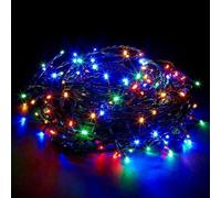 Luci natalizie a batteria Catena Luminosa 144 LED Multicolore lunga 14 metri con Timer Interno Esterno Luce di Natale colorate per alberi di Natale, balconi, finestre, terrazze
