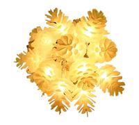 Luci natalizie a forma di pigne, luci LED a forma di , luci natalizie a forma di , 2 m, luce bianca calda, luci LED decorative per albero di Natale, porte e finestre