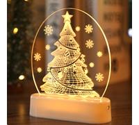 Luci natalizie a LED in acrilico, luci decorative, decorazioni per le feste, adatte e compatibili con decorazioni per la casa e per le feste