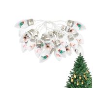 Luci natalizie a LED - Set di ghirlande a bagliore caldo, filo interno flessibile, linea scintillante a lungo raggio, illuminazione a risparmio energetico con controllo timer | Perfetto per la d