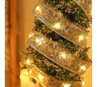 Luci natalizie, compatibili con albero di Natale, decorazioni per feste di compleanno e vacanze, decorazioni per interni ed esterni.