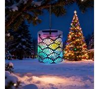 Luci Natalizie LED per Albero di Natale e Casa - Decorazione Luminosa per Interni ed Esterni, Lanterna da Esterno, Decorativa per Giardino e Terrazzo- Settore