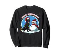 Luci Natalizie Nere a Forma di Pastore Tedesco per Cani Felpa