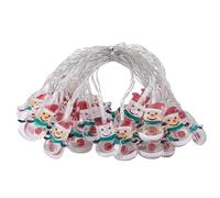 Luci Natalizie Per Albero Di Natale,Decorazione Albero con Lampada Sospesa Pupazzo di Neve - Lampada Fatata Impermeabile Per Esterni,Per Camera Da Letto Dormitorio Aula Balcone Patio Campeggio Festa M