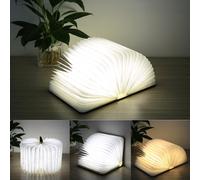 Luci notturne creative della lampada del libro di origami di vibrazione del LED,
