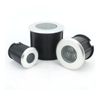 Luci Paesaggistiche Da Esterno - Faretto Incasso A Terra, Luci Interrate Impermeabili IP67, Luci Da Incasso Per Esterni Da 24 V, Luci Da Terra Antiriflesso A Nido D'ape(Blue,3W(DC24V))