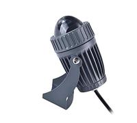 Luci Paesaggistiche - Faretto LED, Lampada da parete per esterni con fascio luminoso a LED AC 220V, faretto a fascio stretto impermeabile Ip67, staffa regolabile a 180° luce da terra(Yellow,10W)