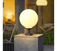 Luci Palo Esterni Luci Palo Cablate Lampade Globo Acrilico Lampade Colonna Nere Lampade Recinzione Lanterne Impermeabili Illuminazione Paesaggio Esterni Luci Pilastro Patio Cassette Postali Piedistall