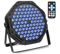 Luci Par LED Faro RGB 72W Faretto 84 Led con Telecomando e Controllo Attivato dal Suono per Feste, Discoteca, DJ, Palco, Eventi live, Concerti - 1 Pcs