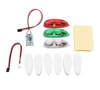 Luci per aerei RC ricaricabili SustVita per la navigazione aerea.Un kit LED lampeggiante completo Selezioni RC con 3 schemi stroboscopici visibili a distanza per sicurezza