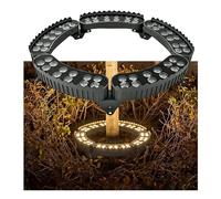 Luci Per Albero Ad Anello Con Modulo Flessibile, Faretto LED Per Paesaggio Da Giardino Impermeabile IP67 Per Esterni, Lampada Per Illuminazione A Palma A Bassa Tensione(Warm light,5 packs)