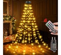Luci per Albero di Natale - 2M x 12 fili 240LEDs Catena Luminosa dell'albero di Natalizie Impermeabile Stringa Luce da Natalizia Decorazioni con 8 Modalità & 3 Timer Funzione per Interno e Esterno