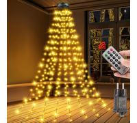 Luci per Albero di Natale - 3.0M x 16 fili 480LEDs Catena Luminosa dell'albero di Natalizie Impermeabile Stringa Luce da Natalizia Decorazioni con 8 Modalità & 3 Timer Funzione per Interno e Esterno