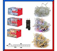 Luci per Albero di Natale Natalizie 100 LED Catena Luminosa da Esterno Balcone [EEK: A]