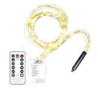 Luci per albero di Natale - Striscia decorativa a LED scintillante, illuminazione a batteria, illuminazione per soggiorno, feste, recinzioni, ringhiere e cortile, 100 x 1 x 1 cm