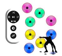 Luci per allenamento di agilità, Reazione Training Light Pod con telecomando, 4 modalità per allenamento di coordinazione occhio-mano, migliorare velocità e fitness