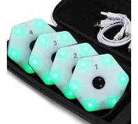 Luci per Allenamento di Reazione, Luci per Allenamento per Agilità di velocità con Connettività App, Luci per Allenamento di Agilità per Tutti Gli Sport,Migliora I Riflessi E Il Tempo di Reazione