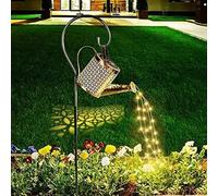 Luci per annaffiatoio,lanterna LED solare per esterni,da appendere impermeabile design scavato,decorazione retrò in metallo solare per giardino,tavolo da giardino,cortile,sentiero pedonale(con staffa)