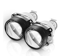 Luci Per Auto Con Occhi Di Angelo 2.5 pollici universale HID BI-XENON LHD High Low Beam Mini H1 Proiettore Lenti for faro dell'obiettivo H4 H7 H7 Fari dell'automobile Retrofit Styling