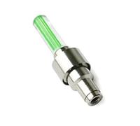 Luci Per Bicicletta 1 PZ Luci for bicicletta Luci con sensore di movimento Strada Mountain Bike Bici Tappi valvola pneumatici Raggi ruota Accessori for bicicletta Luce Neon Flash(1PC Green Light)