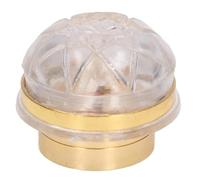 Luci per case delle bambole a batteria, luci in miniatura in scala 1/12 per l'illuminazione di case delle bambole, mini lampada da soffitto a LED dorata con interruttore on/off per decorazioni, mi