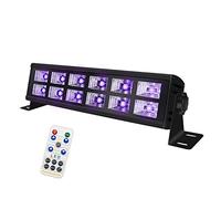 Luci per DJ per Feste, 12. PORTATO Discoteca UV. Luci nere viola DJ. Effetto d-ell'illuminazione della scena discoteca Retroilluminazione lavatrice del culb barra di nozze partito festa