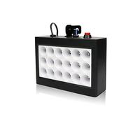 Luci per DJ per Feste, 18. PORTATO Discoteca DJ 20W RGB. Luci stroboscopiche AUTO Effetto di illuminazione flash a au-dio for il compleanno Dance Natale del club festa(Noir)