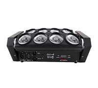 Luci per DJ per Feste, Discoteca 8x12w. Testa rotante PORTATO Fase Effect Light Spider Stage Beam Light DJ Party Nightclub di Natale