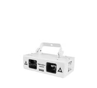 Luci per DJ per Feste Luci stroboscopiche a fascio colorato Scansione scenica Proiettore di effetti luce musicali Discoteca DJ Illuminazione for scanner for feste a casa(WHITE)