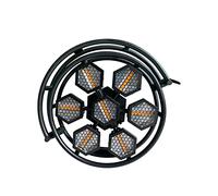 Luci per DJ per Feste, Sfondo di palcoscenico Singolo 60Wled Background Light Mulino a ven-to Rbg. Luce tintura a multicolore