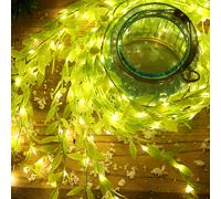 Luci Per Fata A Corda Con 100 Led E Foglie Di Edera Finta Per Decorare La Stanza, La Camera Da Letto, Le Feste Di Compleanno, Il Matrimonio, Il Giardino Interno, I Regali Di Decorazione Per Le Quattro