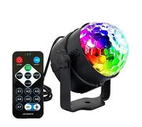 Luci per Feste, 6W 7 Color. Rgb. A distanza PORTATO Crystal Magic Ball. DJ. Lampada da discofrafongo della fase di discoteca
