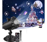 Luci per Feste, Proiettore di Natale Effetto animazione Faretto da palcoscenico 12 modelli IP65 for feste Halloween for interni ed esterni