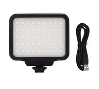 Luci per Fotocamera RGB, Luce per Fotocamera a LED Portatile 360° a Colori 21 Scene di Luce, Dimmerabile da 2500 a 9900K, Luce di Riempimento per Fotografia Portatile Ricaricabile