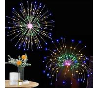 Luci per fuochi d'artificio all'aperto | Luce di tarassaco a batteria per esterni - 120 luci di tarassaco a LED con lampada da giardino per decorazioni per esterni di Natale con paesaggio fai-da-te re