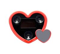 Luci per interni auto - Lampada solare per finestrini, forma illuminata al neon, illuminazione morbida e luminosa, decorativa per auto, lampada solare per finestrini triangolari, interni