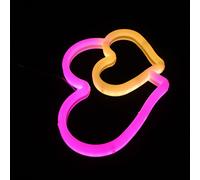 Luci Per La Decorazione Al Neon Cuore Dell'insegna Di San